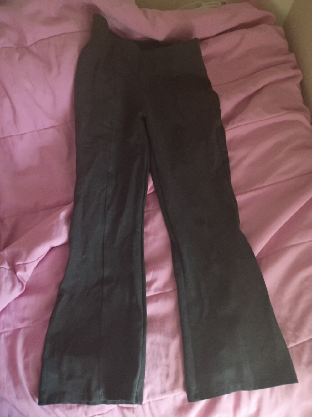 Dark Heathered Gray Yoga Pants